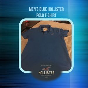🧢Blue Hollister men’s polo shirt🧢